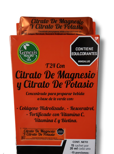 CITRATO DE MAGNESIO CON POTASIO (15 SACHETS)