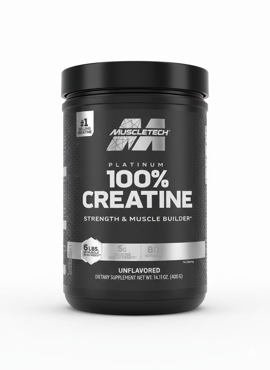 MUSCLETECH PLATINIUM CREATINA MONOHIDRATADA X 80 SERVICIOS