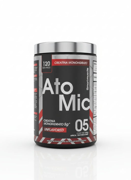 ATOMIC CREATINA MONOHIDRATADA X 120 SERVICIOS SMART MUSCLE